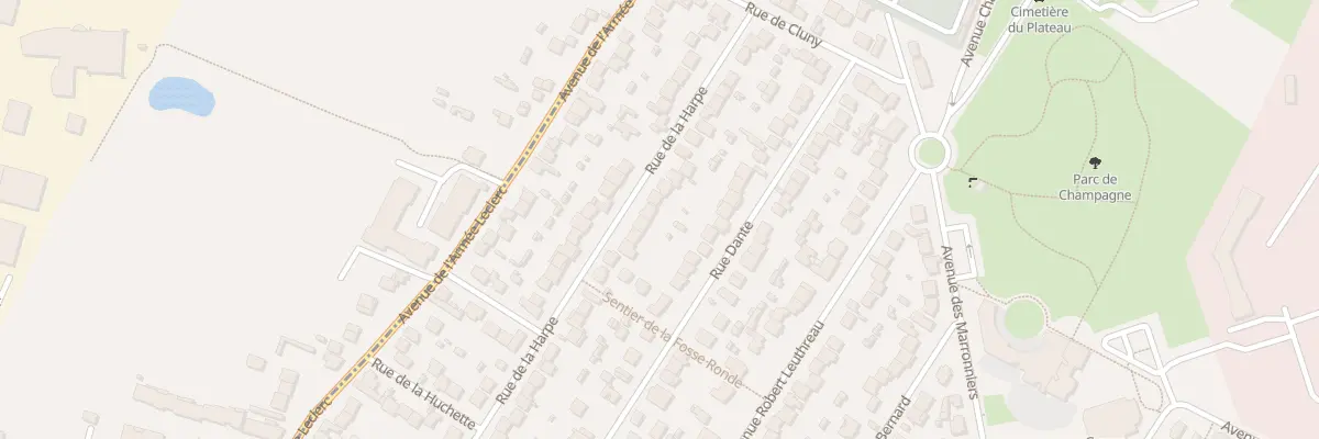 Plan du 64 Rue de la Harpe à Savigny-sur-Orge