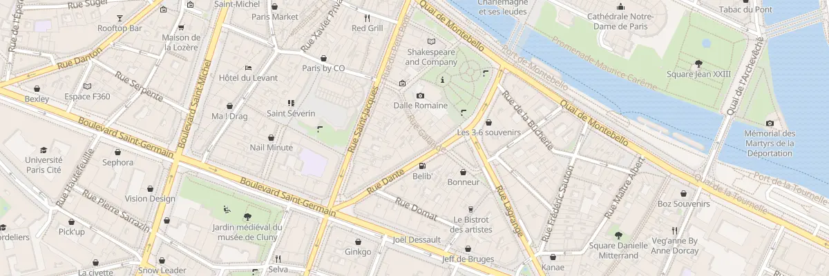Plan du 57 Rue Galande à Paris 5e Arrondissement