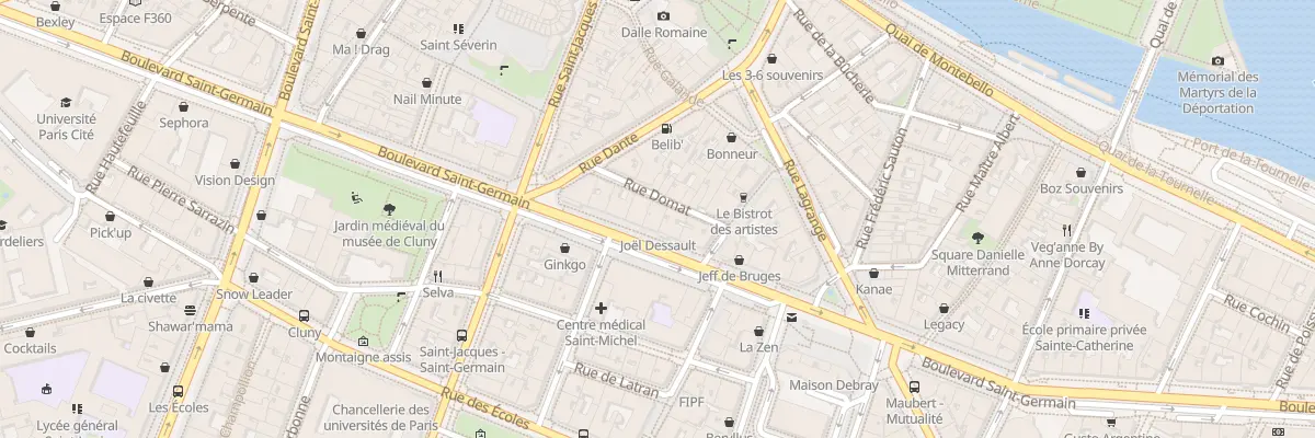 Plan du 74 Bd Saint-Germain à Paris 5e Arrondissement