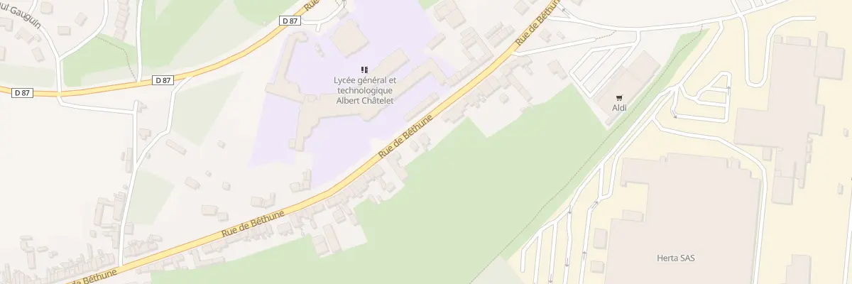 Plan du 160T Rue de Bethune à Saint-Pol-sur-Ternoise