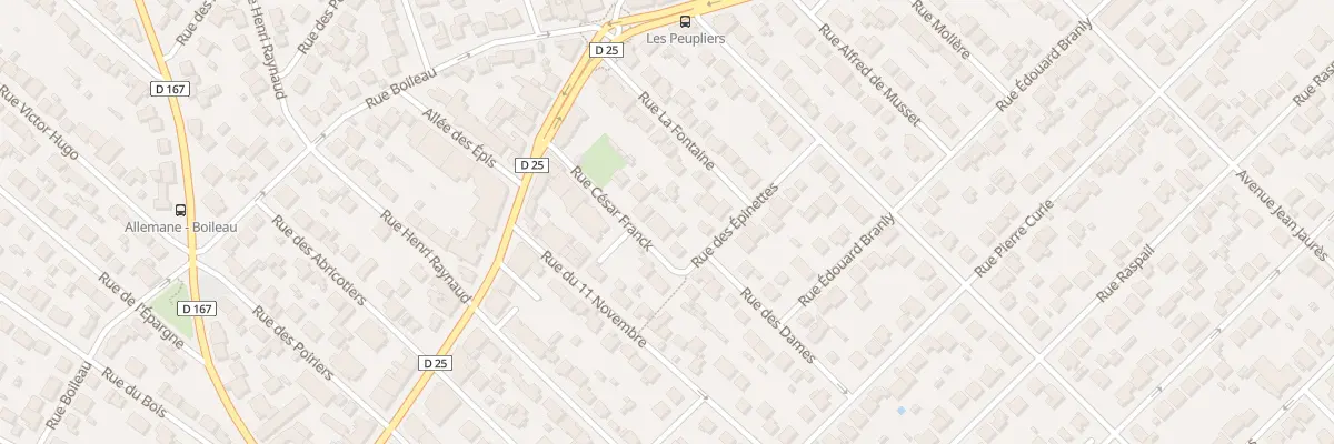 Plan du 6 Rue Cesar Franck à Savigny-sur-Orge