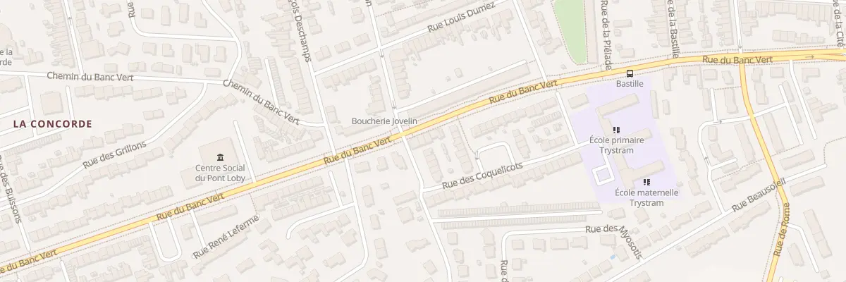 Plan du 1369 Rue du Banc Vert à Dunkerque