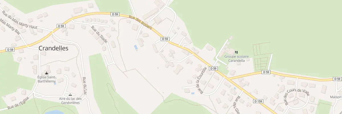 Plan du 7 Chem de Touneyre à Crandelles
