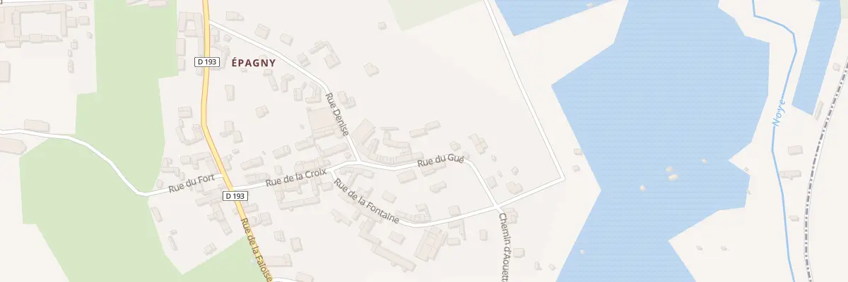 Plan du 11 Rue du Gué à Chaussoy-Epagny