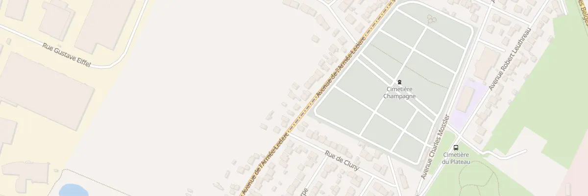Plan du 54 Av de l’Armée Leclerc à Morangis