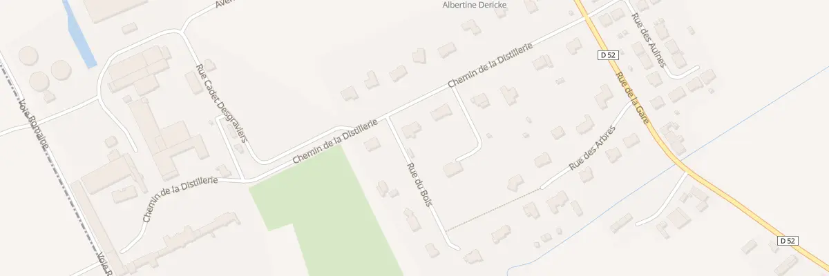 Plan du 14 Che de la Distillerie à Steene