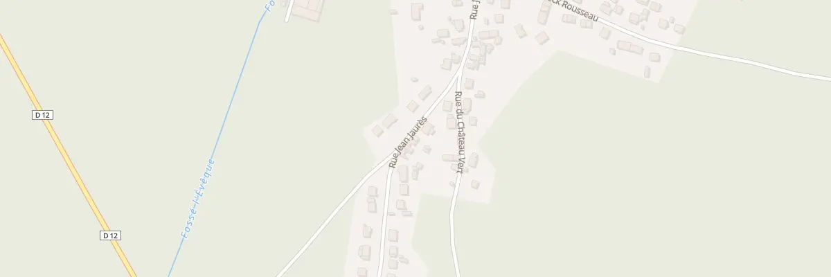 Plan du 1 Rue Jean Jaurès à Bury