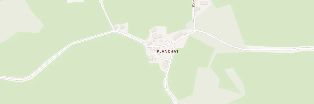 Plan du 5075 Planchat à La Serre-Bussière-Vieille
