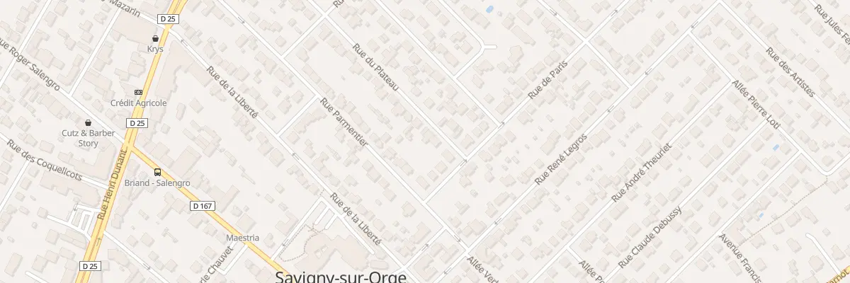 Plan du 5 Rue du Plateau à Savigny-sur-Orge
