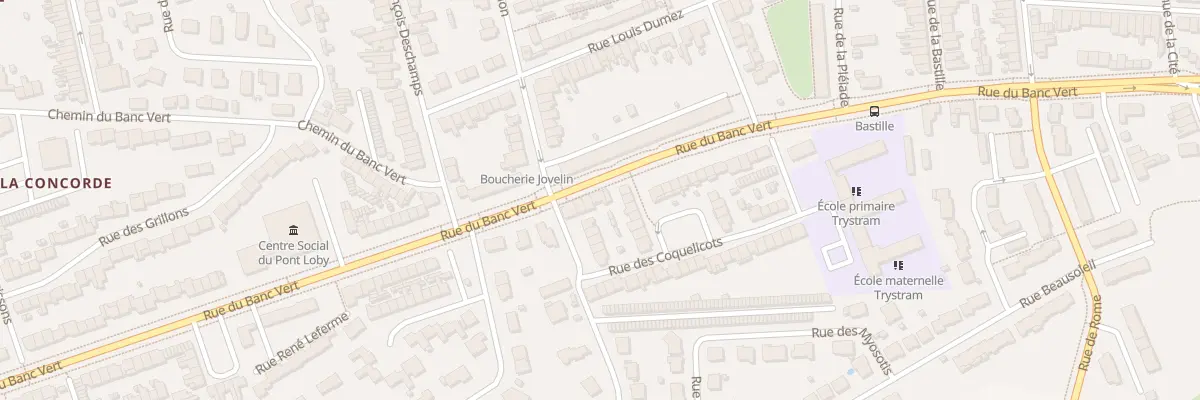Plan du 1355 Rue du Banc Vert à Dunkerque