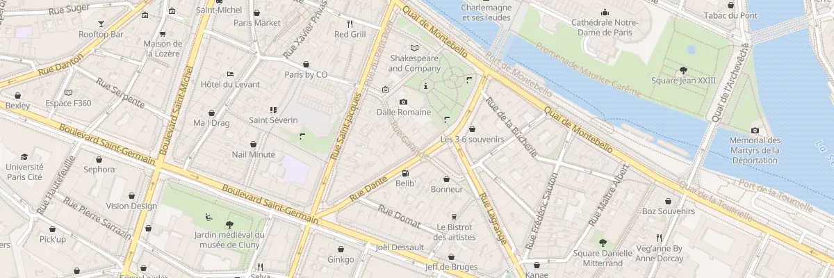 Plan du 42 Rue Galande à Paris 5e Arrondissement