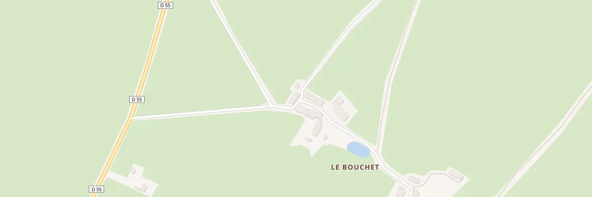 Plan du 3 Le Bouchet à Lussat