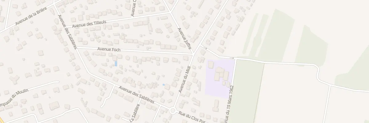 Plan du 40 Av du Midi à Itteville