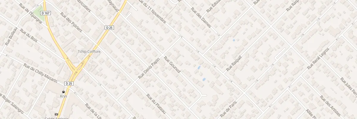 Plan du 30 Rue Gounod à Savigny-sur-Orge