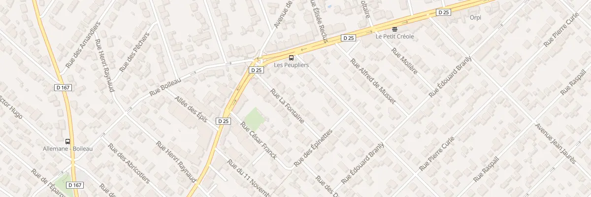 Plan du 12 Rue la Fontaine à Savigny-sur-Orge