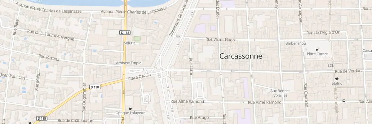 Plan du 122 Rue de Verdun à Carcassonne