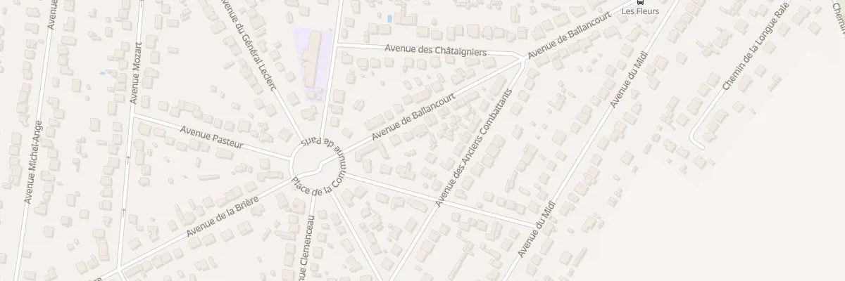Plan du 8 Av de Ballancourt à Itteville