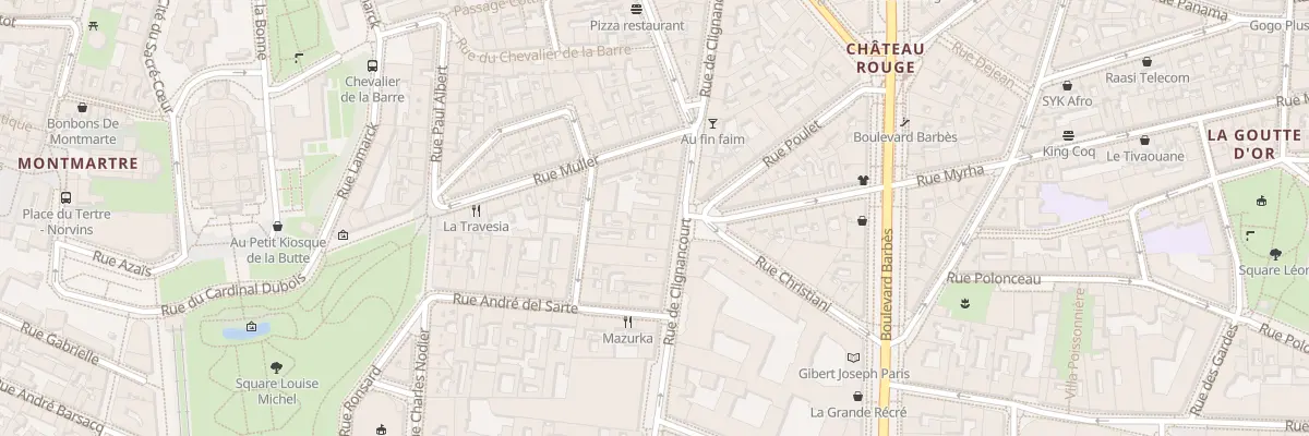 Plan du 41 Rue de Clignancourt à Paris 18e Arrondissement
