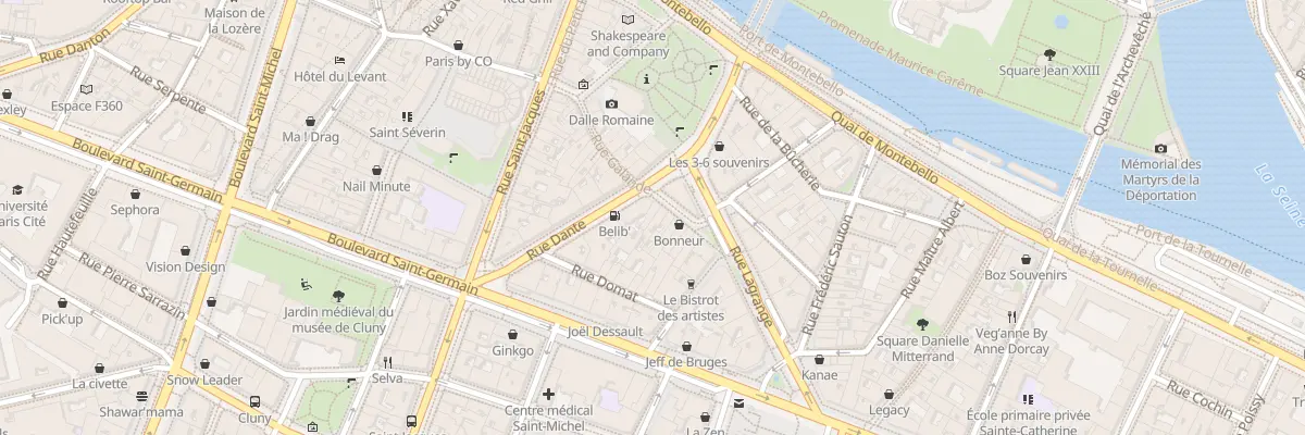 Plan du 39 Rue Galande à Paris 5e Arrondissement