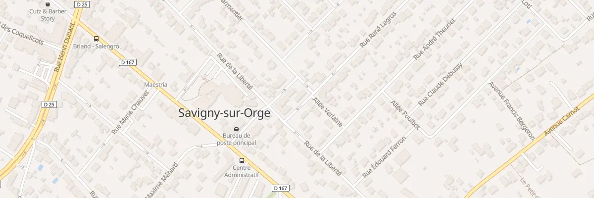 Plan du 5 Rue Rene Legros à Savigny-sur-Orge