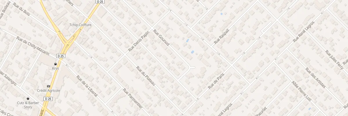 Plan du 7 Rue Gounod à Savigny-sur-Orge