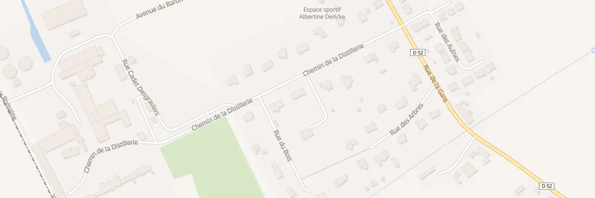 Plan du 12 Che de la Distillerie à Steene