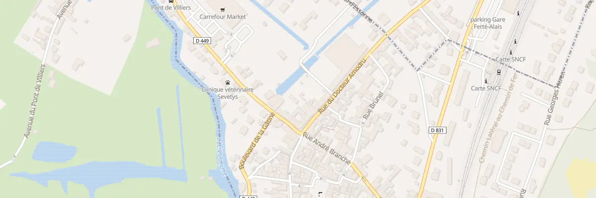 Plan du 5 Rue du Docteur Amodru à La Ferté-Alais