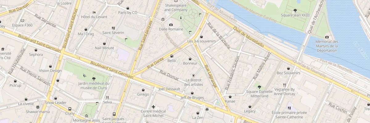 Plan du 33 Rue Galande à Paris 5e Arrondissement