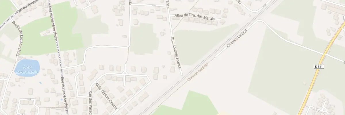 Plan du 46B Rue Anatole France à Groslay