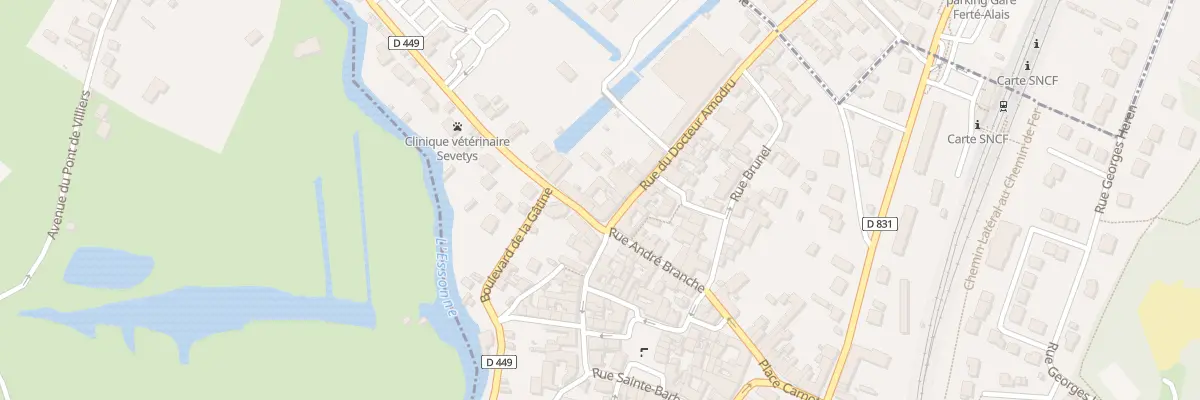 Plan du 2 Rue Eugène Millet à La Ferté-Alais