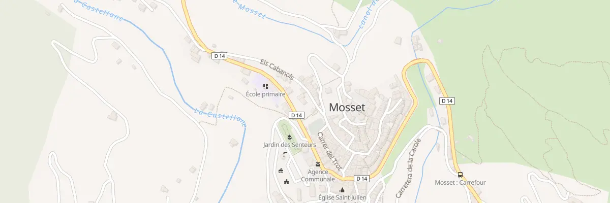 Plan du 2 Vc Els Cabanots à Mosset