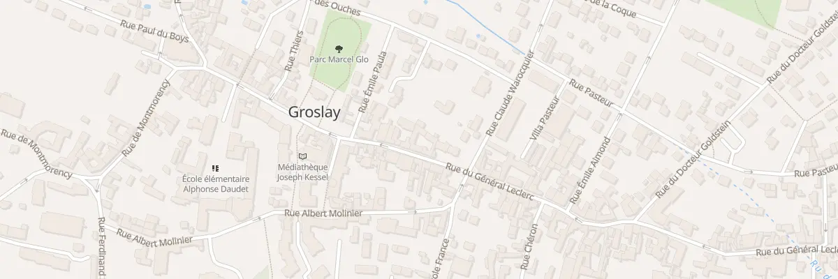 Plan du 43 Rue du Général Leclerc à Groslay