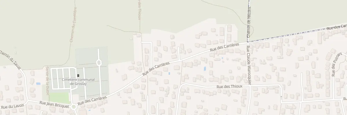 Plan du 33 Rue des Carrières à Groslay