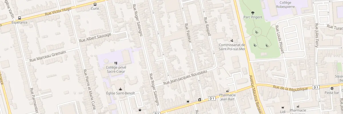 Plan du 16 Rue Felix Faure Saint Pol à Dunkerque