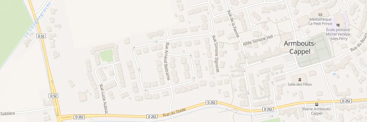 Plan du 6 Rue Jacques Brel à Armbouts-Cappel