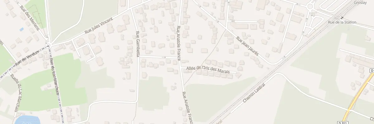 Plan du 41 Rue Anatole France à Groslay
