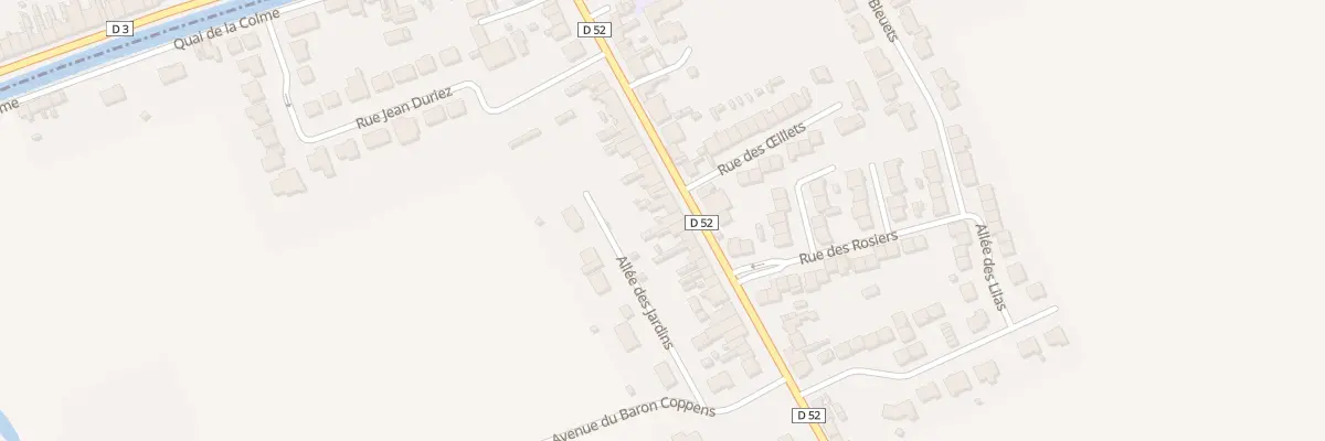 Plan du 41 Rue de la Gare à Steene