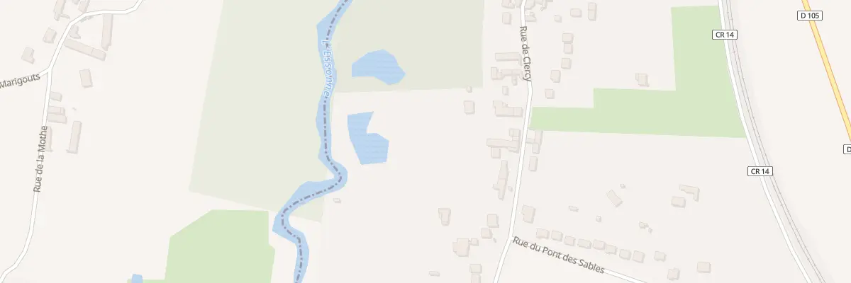 Plan du 40 Rue de Clercy à Guigneville-sur-Essonne