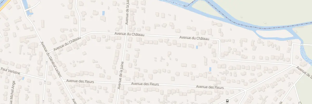 Plan du 32 Av du Château à Itteville