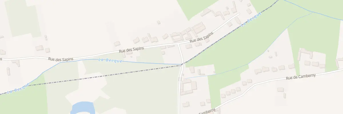 Plan du 2 Rue de la Berny à Quiestède
