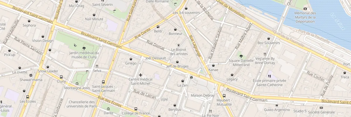 Plan du 68 Bd Saint-Germain à Paris 5e Arrondissement