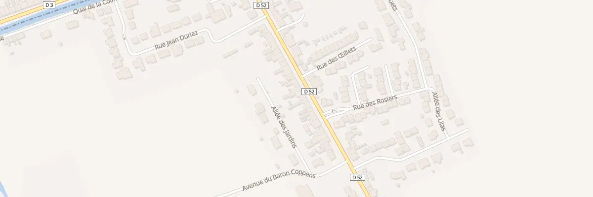 Plan du 45 Rue de la Gare à Steene