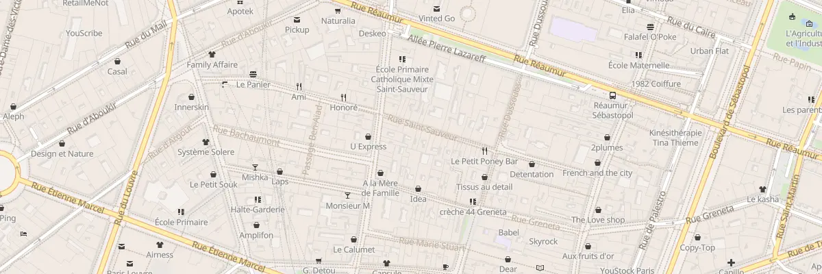 Plan du 51 Rue Saint-Sauveur à Paris 2e Arrondissement
