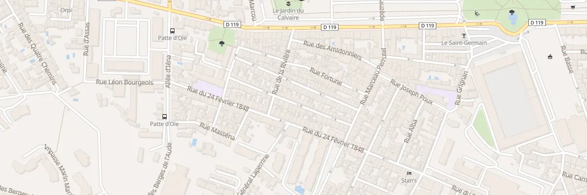 Plan du 30 Rue Jacques Ourtal à Carcassonne