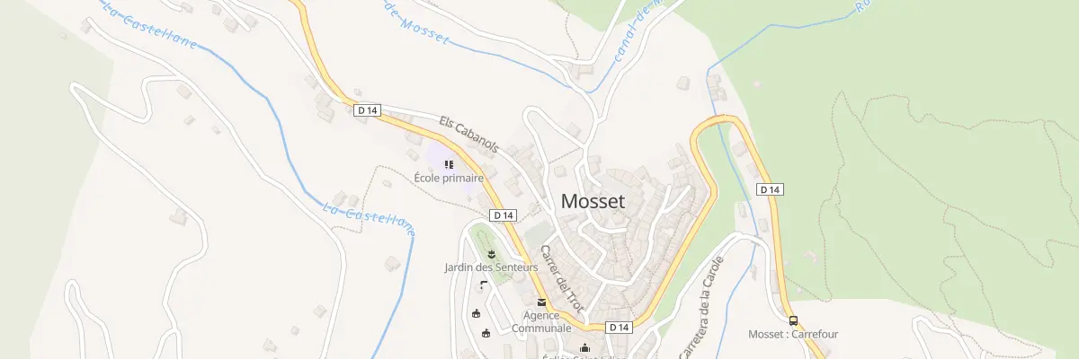 Plan du 7 Vc Els Cabanots à Mosset