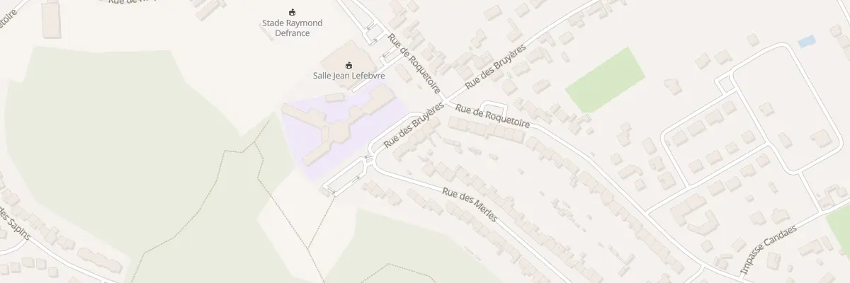 Plan du 55 Rue des Bruyères à Racquinghem