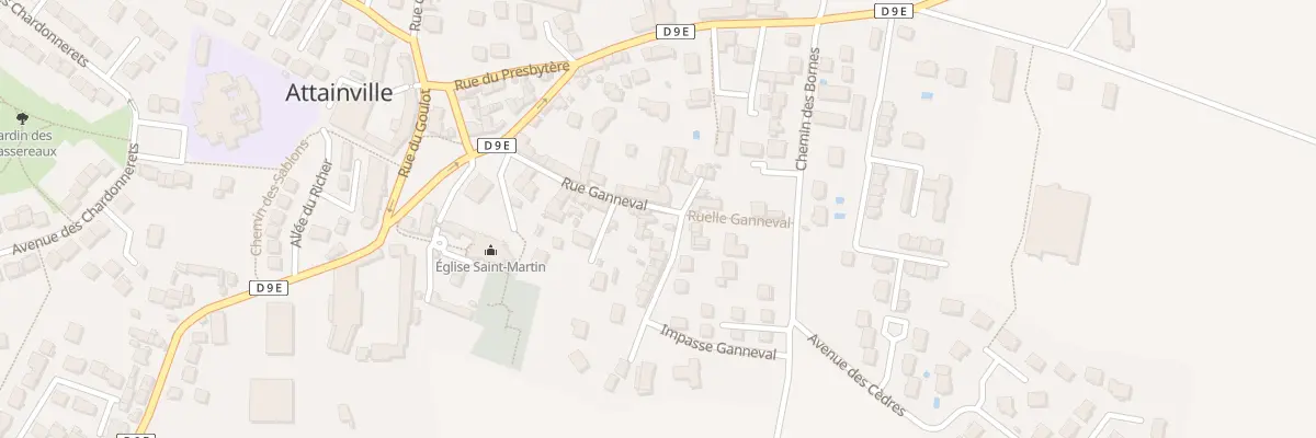Plan du 22 Rue Ganneval à Attainville