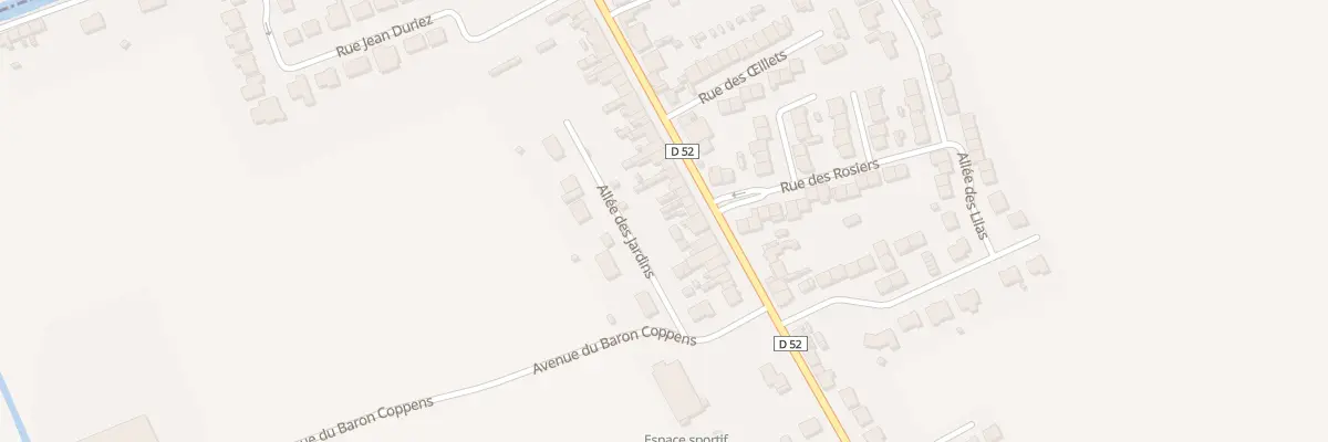 Plan du 53 Rue de la Gare à Steene