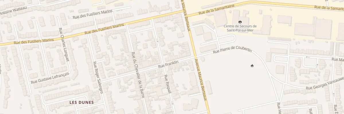 Plan du 16 Rue Franklin Saint Pol à Dunkerque