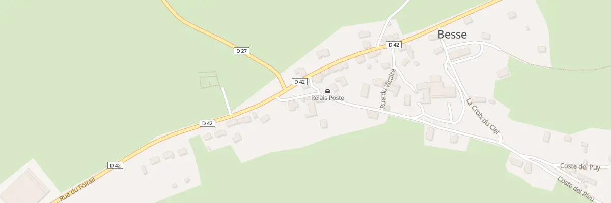 Plan du 5 Pl de l’Église à Besse